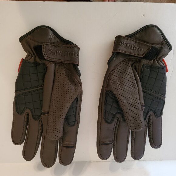 Odin Heavy Hitters Motorcycle Gloves, brown, size XL - Picture 4 of 8